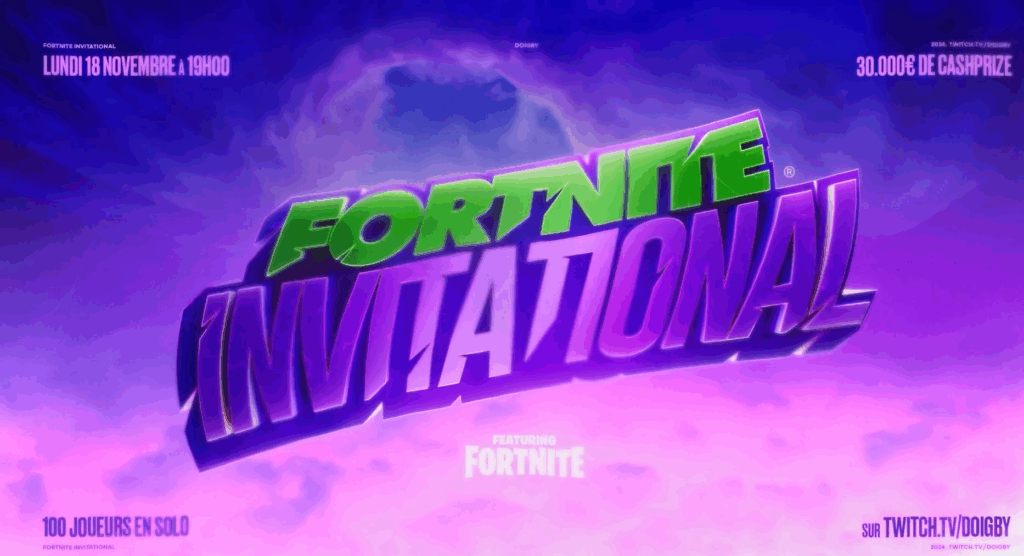 Photo de présentation du Fortnite Invitational de 2024.